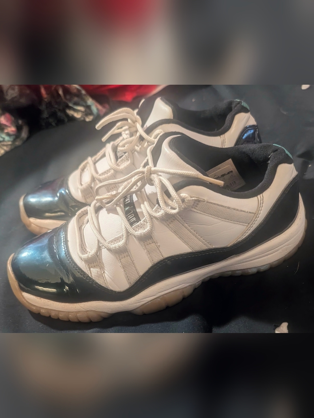 Air Jordan 11 Low Top Emerald Sneakers